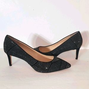 Antonio Melani Black Glittering Sparkly  Pump